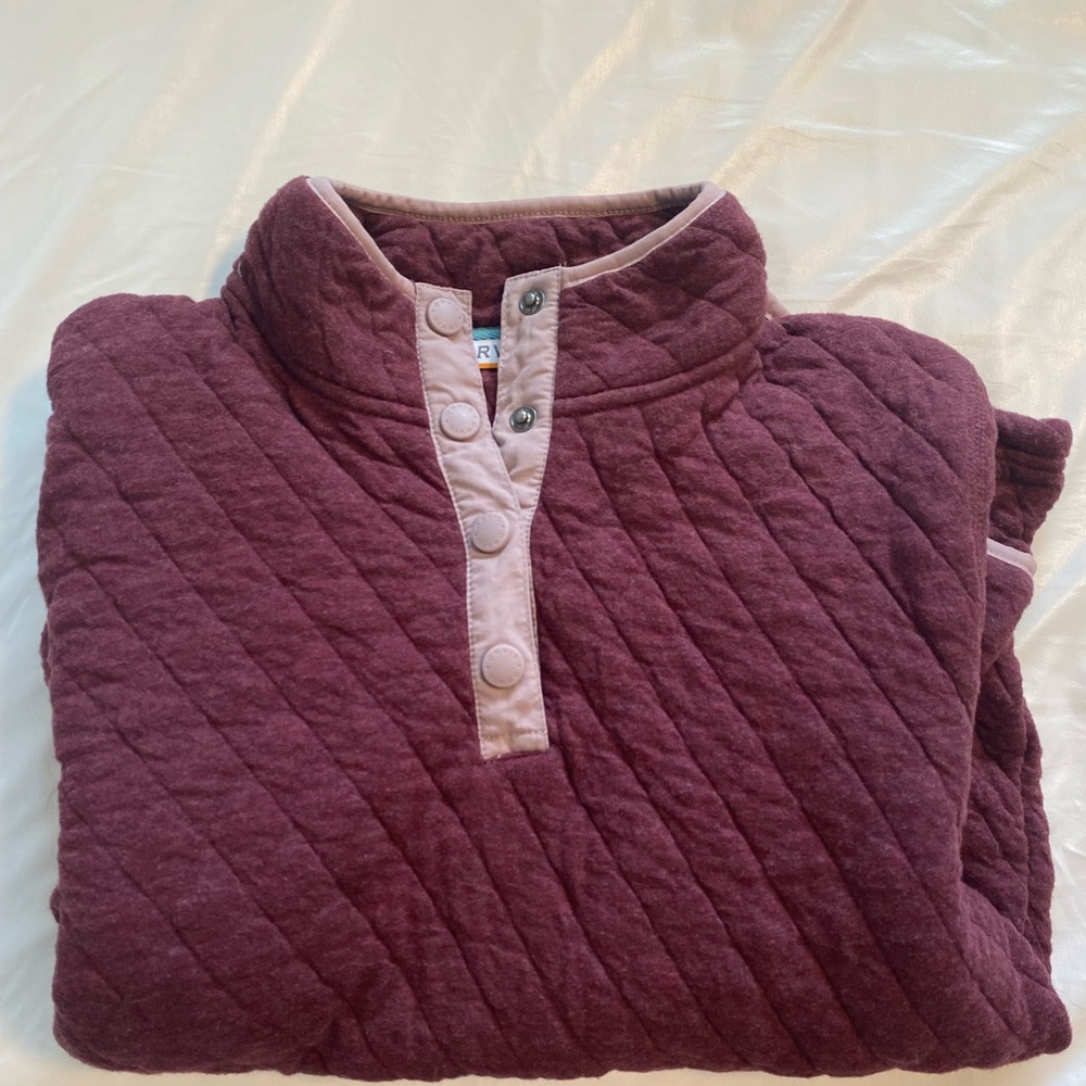 Orvis Women’s Outdoor Quilted Snap Sweatshirt - S